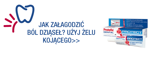 żel kojący do dziąseł protefix dental protect